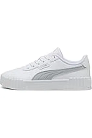 PUMA Carina 3.0 Aqua Metallics, Zapatillas Mujer, White Silver, 36 EU