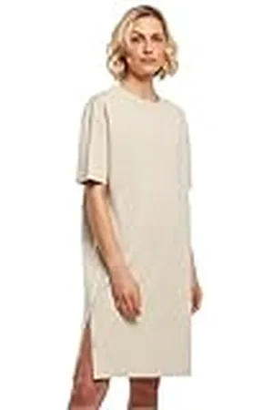 Urban classics Dress Organic Oversized Slit Tee Dress, Vestido Mujer, , L