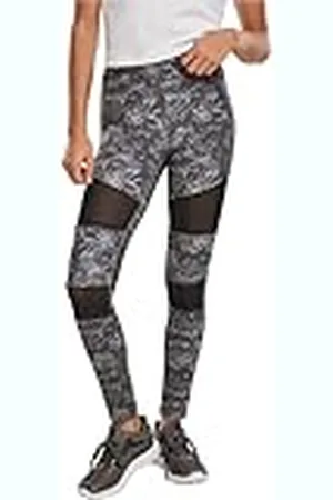 Urban classics Ladies Camo Tech Mesh Leggings, Leggings, Mujer, Multicolor , 4XL