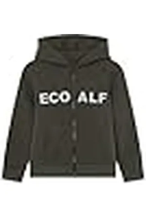 ECOALF Sudadera Niño Islalf, de Algodón, Tejido Reciclado, Sudadera Algodón Niño, Sudadera con Cremallera, Sudadera Básica, Talla 12 años, Color