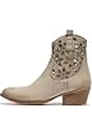 Fly London WAIL290FLY, Bota Western Mujer, OFFWHITE, 39 EU