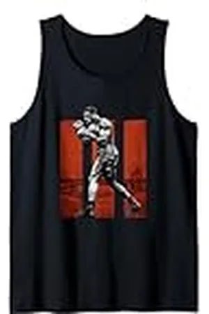 Creed Adonis pose cara izquierda en III rojo Camiseta sin Mangas