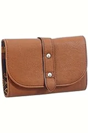 QS by s.Oliver (Bags) (Bags) Slouchy Tube 39.307.93.5328, Damen Geldbörsen 15x10x2 cm (B x H x T) - Monedero de Material sintético Mujer, Color marrón, Talla 15x10x2 cm (B x H x T)