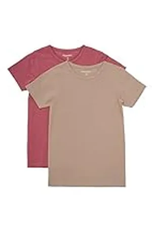 Minymo Basic 33-T-Shirt SS (2-Pack) Camiseta, , 110 para Niñas