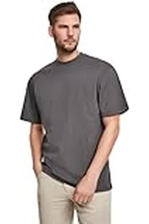 Urban classics Camiseta básica de Manga Corta de Hombre, Cuello Redondo Normal, de algodón Grueso, Largo Oversize, Distintos Colores, Tallas S-6XL