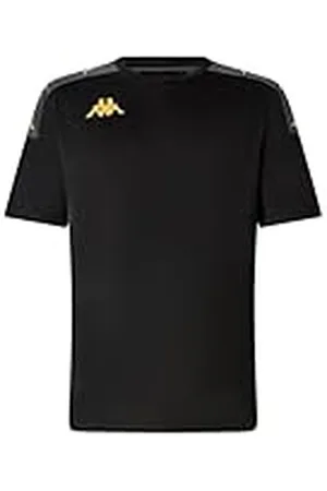 Kappa Camiseta GIANTO, Camiseta de fútbol, Negro/Gris, XXL, Hombre