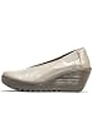 Fly London YOZA438FLY, Cuñas Mujer, Silver, 41 EU