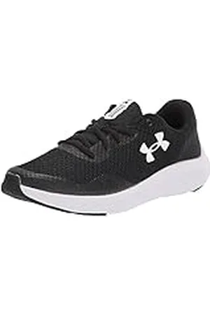 Under Armour UA BGS Charged Pursuit 3 Deportivas para niño, zapatillas de deporte ligeras y transpirables, color negro/negro/blanco