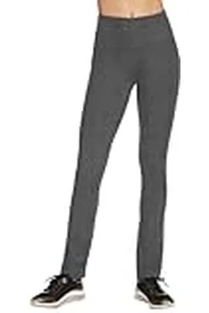 Skechers Go Walk Joy-Pantalón de Cintura Alta Leggings, Antracita, S para Mujer