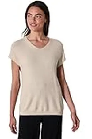 CECIL B303238 Suéter pulóver, Pearl Beige Mel, L para Mujer