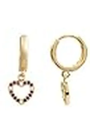 Luxenter Pendientes Becias acabados en oro 18k