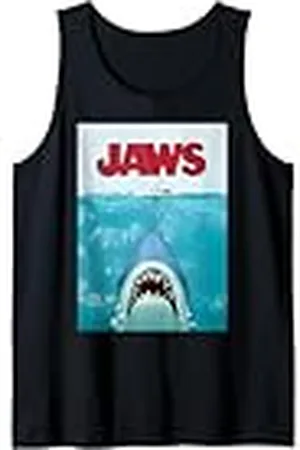 Jaws 50th Anniversary Poster 3D Style Front & Back Camiseta sin Mangas