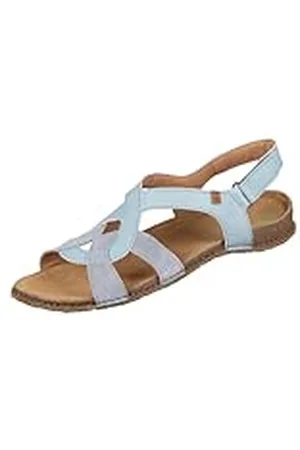El Naturalista N5819 PANGLAO, Sandalias Planas Mujer, Blue, 41 EU Ancho