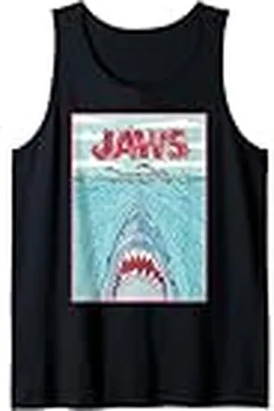 Jaws 50th Anniversary Poster Wavy Terror Front & Back Camiseta sin Mangas