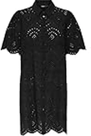 ONLY Onlvalais S/S Dress Wvn Noos Elegante Vestido con Detalles Tejidos para Primavera/Verano, , S Mujeres