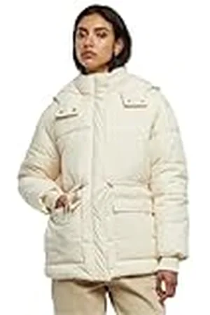 Urban classics Chaqueta Acolchada para Mujer, Arena Blanca, M