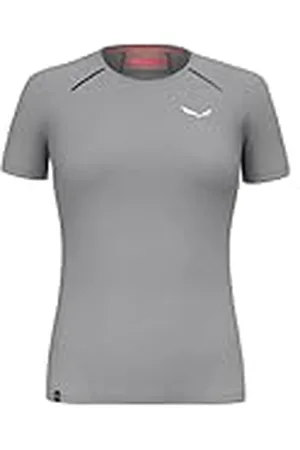 Salewa Pedroc Dry W Hyb T-Shirt. Camiseta de Manga Corta, Aleación, Medium Mujeres