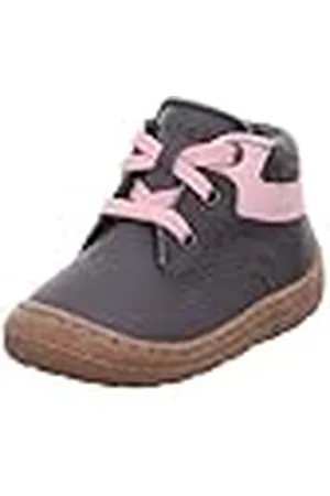 Superfit Saturnus, Zapatillas de Deporte Bebé-Niñas, Gris/Rosa 2000, 23 EU Ancho