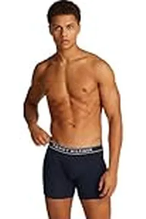 Tommy Hilfiger Calzoncillos bóxer Hombre Pack de 3 de algodón, Azul (Des Sky/Des Sky/Des Sky), XXL