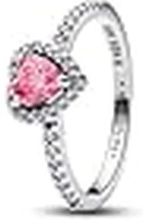 PANDORA Anillo Timeless 198421C03-54 corazón rosa