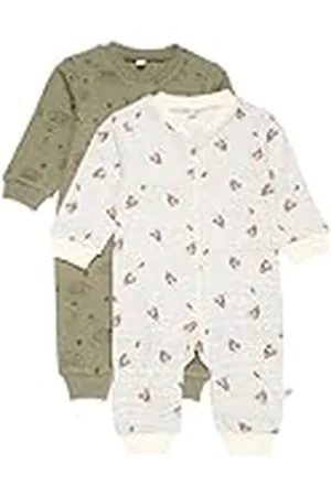 Pippi Nightsuit-Zipper (2-Pack) Conjunto de Pijama, , 86 para Bebés