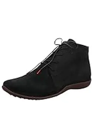 Think! Stone Pienso de Lodo sostenible, Botas Cortas al Tobillo Hombre, 10 Black Kombi, 45 EU