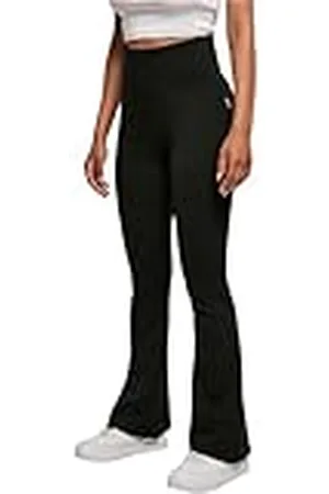 Urban classics Tb4376-ladies Organic Interlock Bootcut Leggings Pantalones, , XS para Mujer