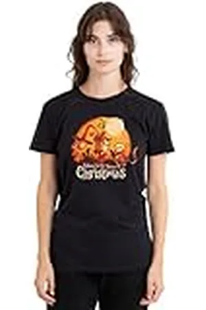 The Nightmare Before Christmas Believe in The Terror Ladies T Shirt, Black Camiseta, , S para Mujer