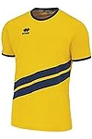 Errea Jaro MC - Camiseta Deportiva para Hombre, Hombre, Fm450C, Giallo BLU, M