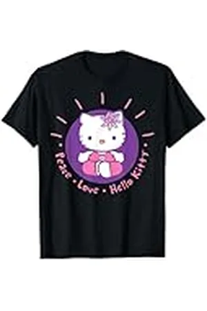 Sanrio Hello Kitty Yoga Paz y amor Camiseta