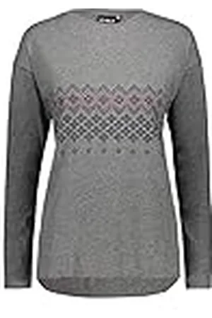 CMP Top de mujer en punto elástico jaspeado, , M