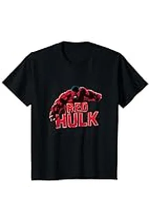 Marvel Niños Captain America Red Hulk Camiseta