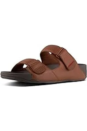 FitFlop Gogh Moc Slide-Leather, Sandalias de Punta Descubierta Hombre, , 40 EU