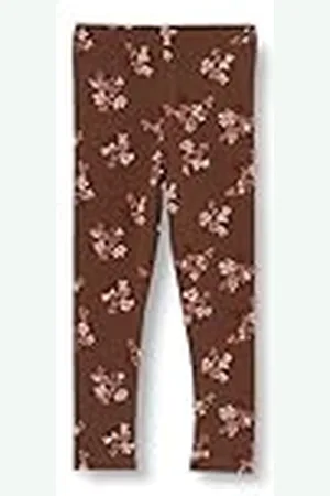 Müsli By Green Cotton Flora Leggings Baby, Leggings Niñas bebés, Bark/Cabernet/Nightingale