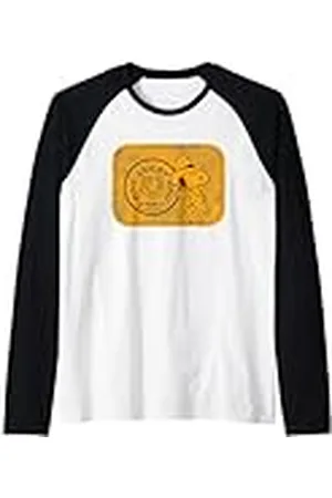 Peanuts Snoopy Regalos para el Día del Padre Lucky Dad Greatest Rodeo Cowboy Camiseta Manga Raglan