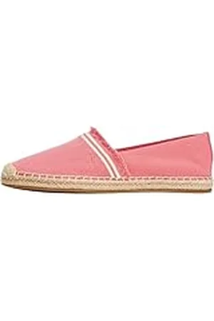 Tommy Hilfiger Fringe Canvas Closed Espadrille Fw0fw08881, Alpargatas Mujer, Pink (Washed Cherry), 40 EU