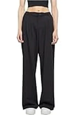 Urban classics Ladies Ultra Wide Pleat-Front Pants Pantalones, , W27 para Mujer