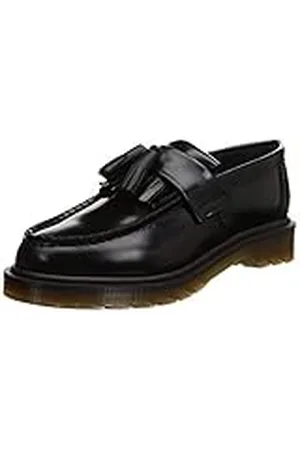 Dr. Martens Airwalk Adrian Polished Smooth - Mocasines de cuero unisex, Negro (Nero), 40 EU