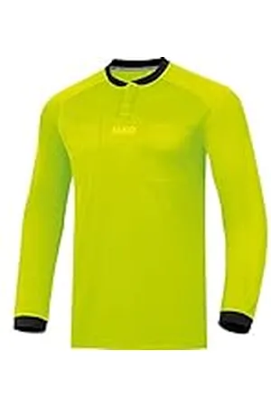 Jako Schiedsrichter-Trikot (Langarm) Camiseta de fútbol La, Hombre, Limón, Medium