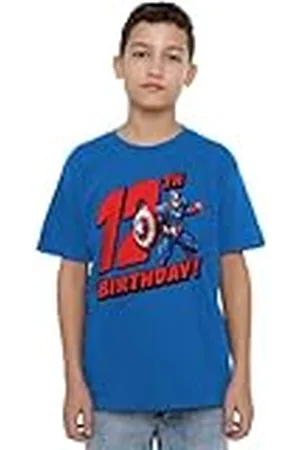 Marvel Mandarin creative ltd Birthday 12 Unisex Kids T Shirt Camiseta, , 12-13 años para Niños