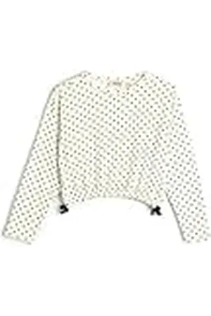 Koton T-Shirt Long Sleeve Crew Neck Bowtie Detail Cotton, Camiseta niñas,