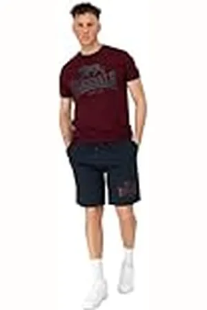 Lonsdale London Conjunto de camiseta y pantalones cortos para hombre de ajuste normal MAIST, , L