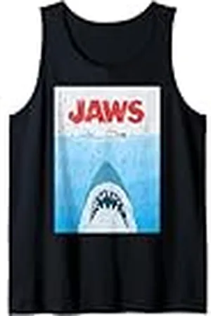 Jaws 50th Anniversary Poster Rainy Day Swim 2-Sided Camiseta sin Mangas