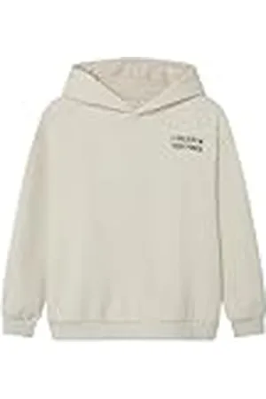 NAME IT NKMOSVILD LS RLX SWE Hood BRU BF, Sudadera con Capucha Niños,
