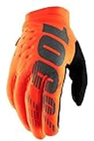 100% Ride100percent Brisker Gloves Fluo Orange/Black Xl, Guantes Para Ocasión Especial Hombre, , XL