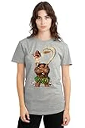 Disney Mandarin creative ltd Maui Moana Stacked Ladies T Shirt, Athletic Heather Camiseta, , XXL para Mujer