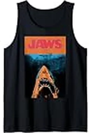 Jaws 50th Anniversary Poster Orange Contrast 2-Sided Camiseta sin Mangas