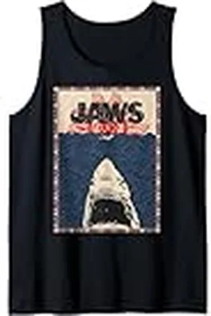 Jaws 50th Anniversary Poster Kaiju Style Front & Back Camiseta sin Mangas