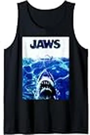 Jaws 50th Anniversary Poster Blue Halftone 2-Sided Camiseta sin Mangas