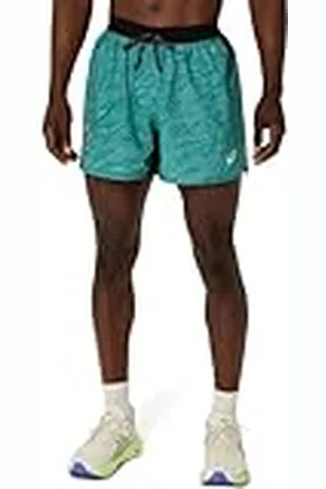 Asics 2011C988-300 Fujitrail All Over Print 5IN Short Shorts Hombre Tamaño XS